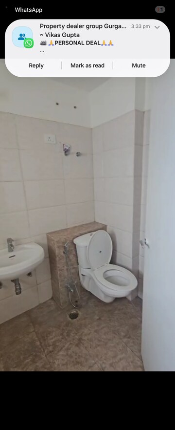 Bathroom in 2 BHK Apartment at Shree Vardhman Flora, Sector 90 – for Rent