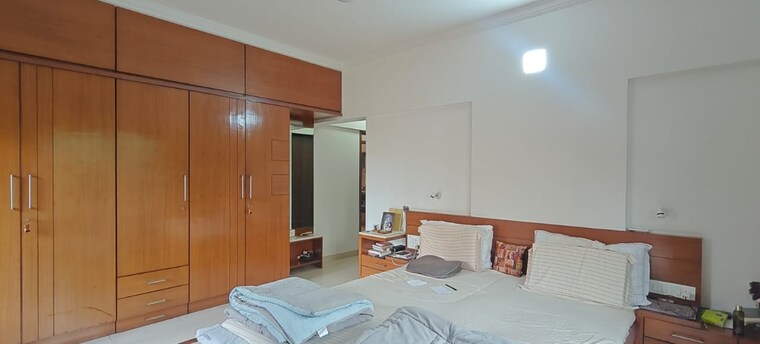 Bedroom, kumar-hillscapes 4 Bedroom 2300 Sq.Ft. Apartment In Baner Pune 9482577
