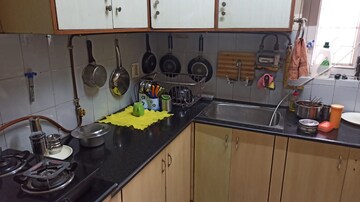 Kitchen in 2 BHK Apartment at Sector 10 Dwarka – for Rent
