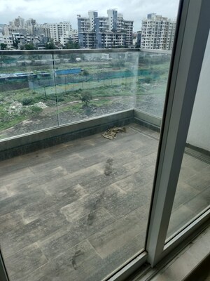 Balcony in 2 BHK Apartment at Eiffel F Residences, Balewadi – for Rent