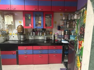 Kitchen in 1 BHK Apartment at Datta Krupa Niwas, Ghansoli – for Sale