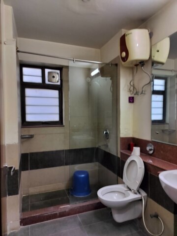 Bathroom in 3 BHK Apartment at Sushant Lok 3, Sector 57 – for Rent