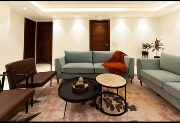 Living Room in 3 BHK Builder Floor at Sector 5 – for Rent