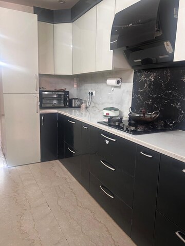 Kitchen in 3 BHK Builder Floor at M3M Atrium, Sector 57 – for Rent