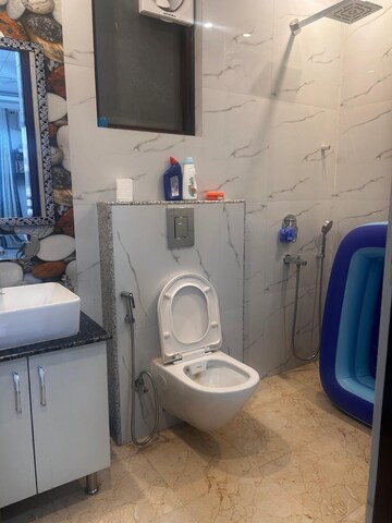 Bathroom in 3 BHK Builder Floor at M3M Atrium, Sector 57 – for Rent