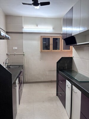 Kitchen in 3 BHK Apartment at Galaxy Carina, Kharghar – for Rent