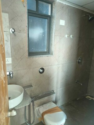 Bathroom in 3 BHK Apartment at Chandkheda – for Rent