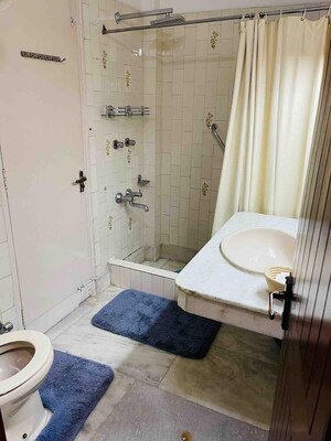 Bathroom in 3 BHK Builder Floor at Greater Kailash ii – for Rent