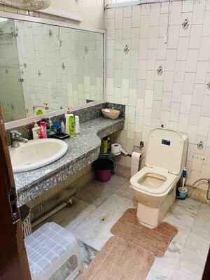 Bathroom in 3 BHK Builder Floor at Greater Kailash ii – for Rent