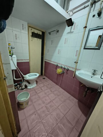 Bathroom in 2 BHK Apartment at Adhiraj Gardens, Kharghar – for Rent