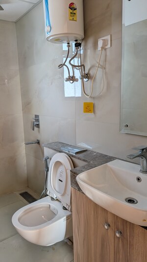 Bathroom in 3 BHK Apartment at M3M Heights, Sector 65 – for Rent
