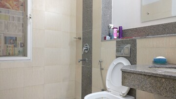 Bathroom in 1 BHK Apartment at Jaypee Greens Star Court, Jaypee Greens – for Rent