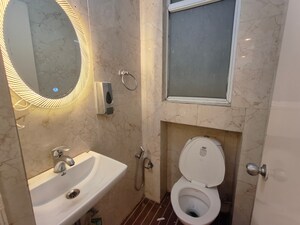 Bathroom in 3 BHK Apartment at Orchid Island, Sector 51 – for Rent