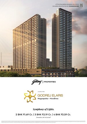 3 BHK Apartment For Sale in Godrej Elaris, Magarpatta City