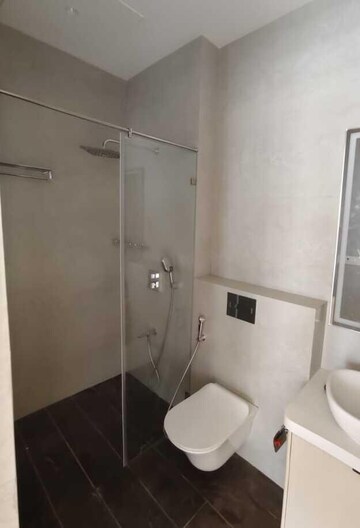 Bathroom in 3 BHK Apartment at Indiabulls Sky Forest, Lower Parel – for Rent
