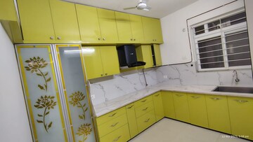 Kitchen in 3 BHK Apartment at Ramky One Galaxia, Nallagandla – for Rent