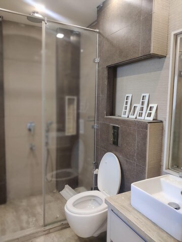 Bathroom in 3 BHK Builder Floor at Sarvodaya Enclave – for Sale
