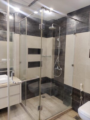 Bathroom in 3 BHK Builder Floor at Sarvodaya Enclave – for Sale