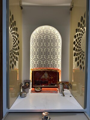 Bedroom in 3 BHK Apartment at Satyam Imperial Heights, Ghansoli – for Sale