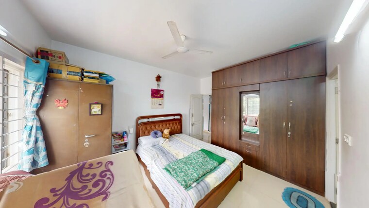 Bedroom, shriram-sahaana 3 Bedroom 1781 Sq.Ft. Apartment In Yelahanka Bangalore 9484966