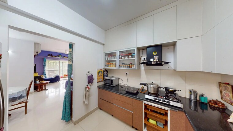 Kitchen, shriram-sahaana 3 Bedroom 1781 Sq.Ft. Apartment In Yelahanka Bangalore 9484966