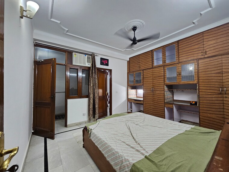 Bedroom, saket 3 Bedroom 1500 Sq.Ft. Builder Floor In Saket Delhi 9485013