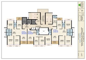 Floor Plan in 3 BHK Apartment at Punit Imperia, Kharghar Sector 19 – for Sale