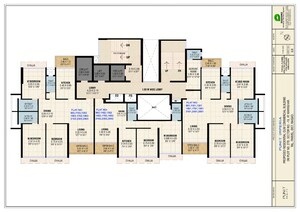 Floor Plan in 3 BHK Apartment at Punit Imperia, Kharghar Sector 19 – for Sale