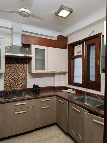 Kitchen in 3 BHK Builder Floor at Greater Kailash ii – for Sale