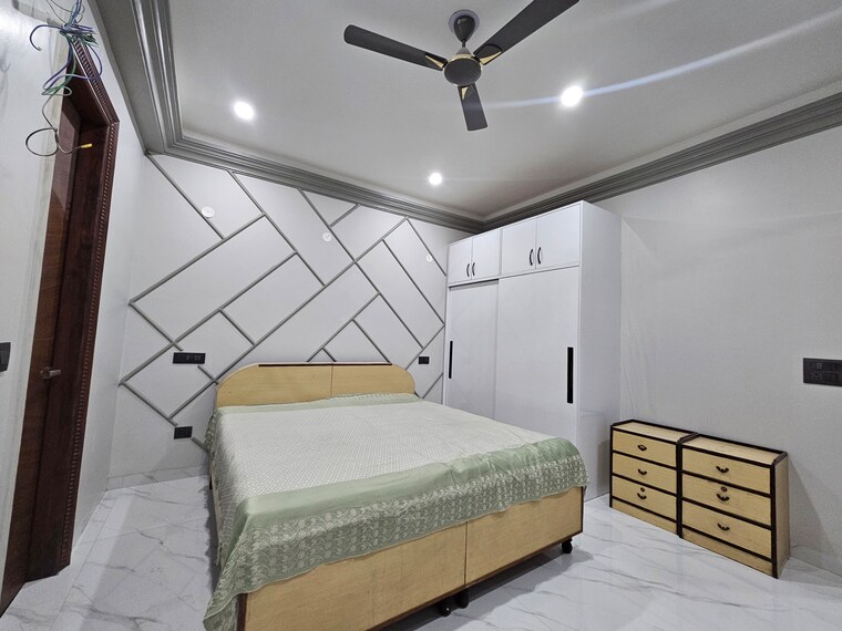 Bedroom, saket 3 Bedroom 1800 Sq.Ft. Builder Floor In Saket Delhi 9485077