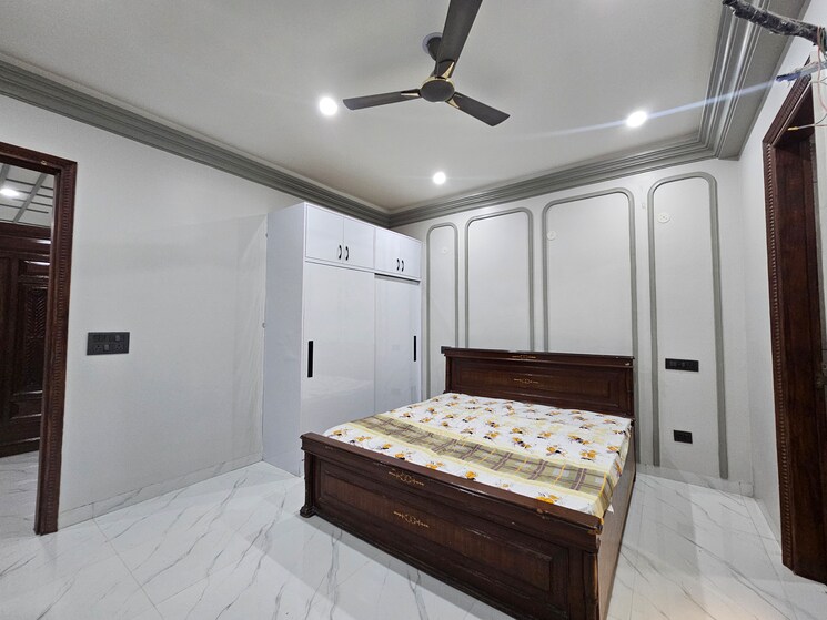 Bedroom, saket 3 Bedroom 1800 Sq.Ft. Builder Floor In Saket Delhi 9485077