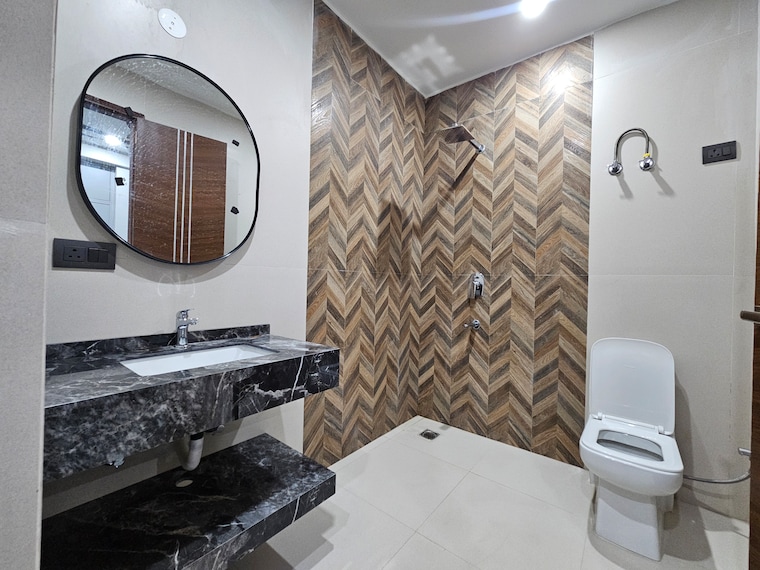Attached Bathroom, saket 3 Bedroom 1800 Sq.Ft. Builder Floor In Saket Delhi 9485077