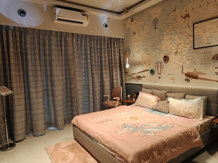Bedroom, pam-solitaire-castle 3 Bedroom 1167 Sq.Ft. Apartment In Vasai West Palghar 9485111