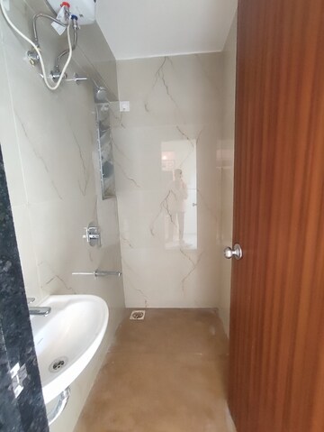Bathroom in 1 BHK Apartment at Raunak Bliss B1, Ghodbunder Road – for Rent