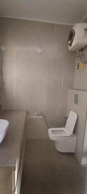 Bathroom in 3.5 BHK Builder Floor at Paarth Apartments, Sector 55 – for Rent