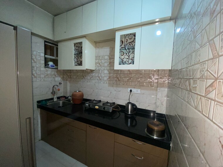 Kitchen, jvm-pearl 1 Bedroom 400 Sq.Ft. Apartment In Kavesar Thane 9485265