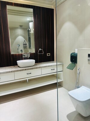 Attached Bathroom in 3 BHK Builder Floor at SS Southend Floors, South City 2 – for Rent