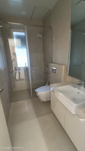 Bathroom in 3 BHK Apartment at Indiabulls Sky Forest, Lower Parel – for Rent