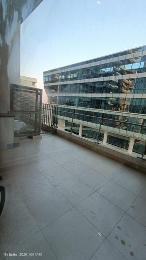 Balcony in 3 BHK Apartment at Indiabulls Sky Forest, Lower Parel – for Rent