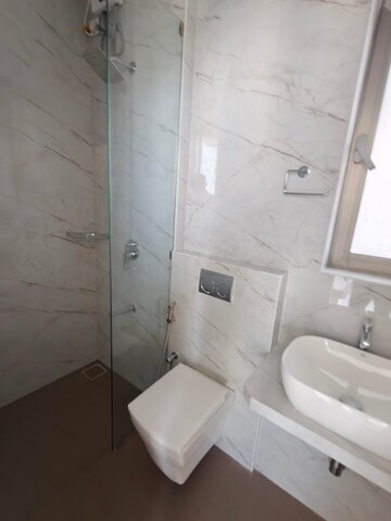 Bathroom in 3 BHK Apartment at Lower Parel – for Rent