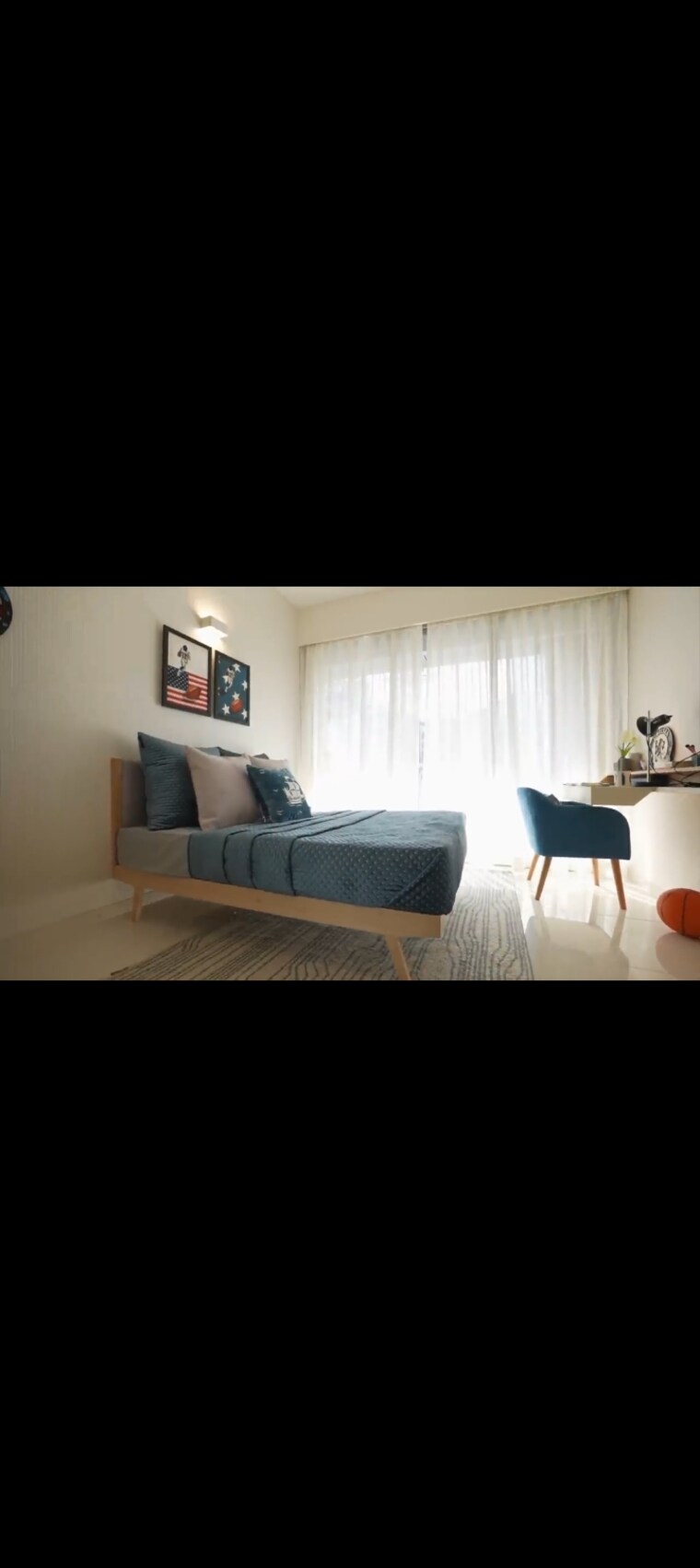 Bedroom, godrej-exquisite 3 Bedroom 922 Sq.Ft. Apartment In Ghodbunder Road Thane 9485628