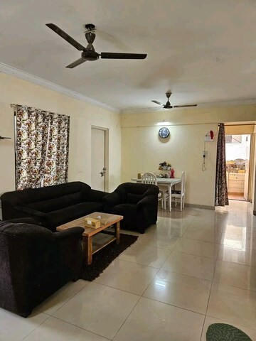 Living Room in 1 BHK Apartment at Goel Ganga Constella, Kharadi – for Rent