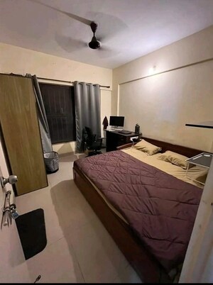 Bedroom in 1 BHK Apartment at Goel Ganga Constella, Kharadi – for Rent