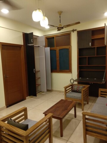 Living Room in 1 BHK Apartment at Geetanjali Enclave – for Rent