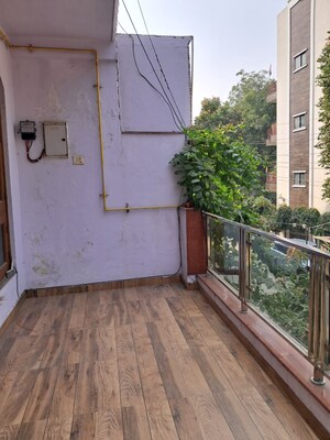 Balcony in 2 BHK Builder Floor at KLJ Noida One, Sector 62 – for Rent