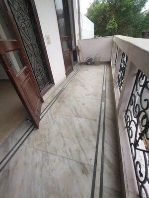 Balcony in 3 BHK Builder Floor at Greater Kailash Part 3 – for Rent