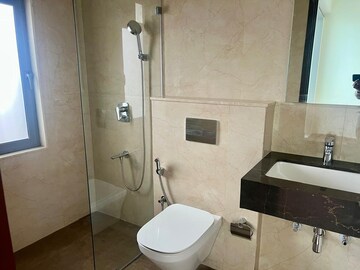 Bathroom in 3 BHK Apartment at Enpar Lotus Residency, Lower Parel – for Rent