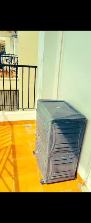 Staircase in 1 BHK Apartment at VVIP Nest, Raj Nagar Extension – for Rent