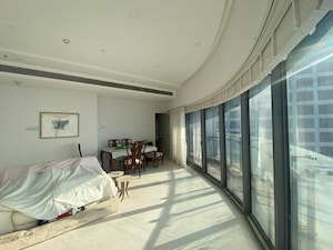 Building Lobby in 3 BHK Apartment at Lodha The World Towers World One Tier 2, Worli – for Rent