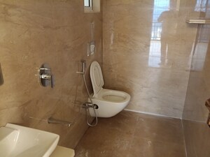 Bathroom in 3 BHK Apartment at Aristone Vasudev Paradise, Mira Road – for Rent